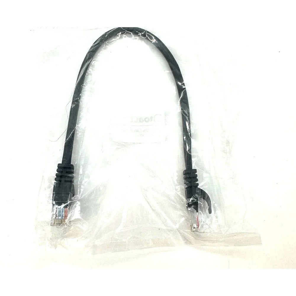 Lot of 7 Toast Cat5e Ethernet Cables 1FT Black Patch Cords – MNP601 – NEW